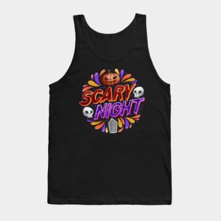 Scary night at Halloween Tank Top